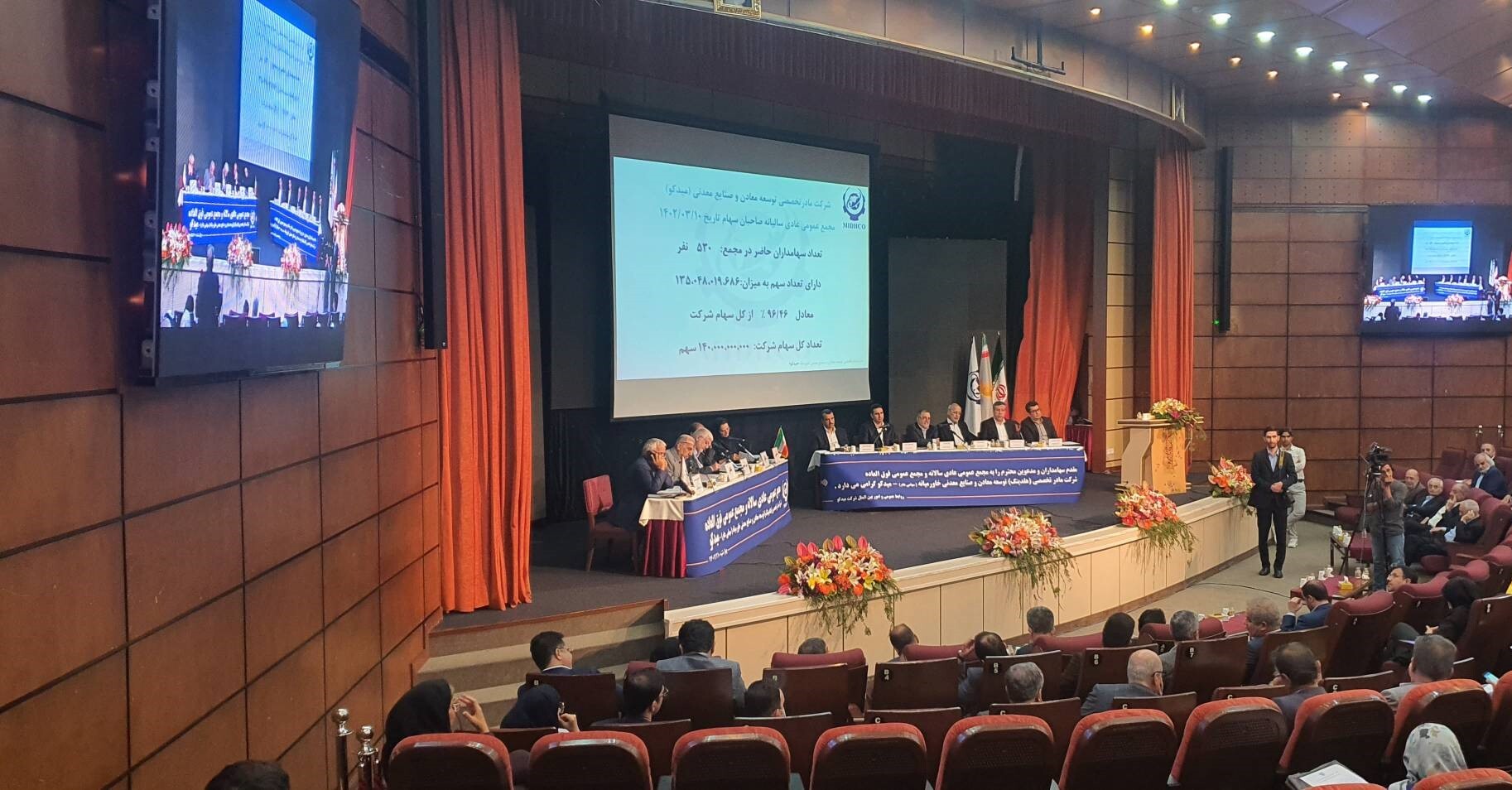 مجمع عمومی عادی سالانه و مجمع عمومی فوق‌العاده میدکو به صورت حضوری برگزار شد