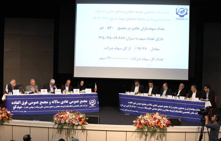 «میدکو» به دنبال توسعه پایدار و رشد تولید در سال ۱۴۰۲