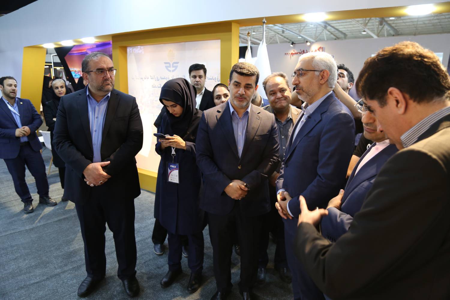 صباانرژی میزبان دکتر عشقی رئیس سازمان بورس در نمایشگاه بین المللی صنعت مالی