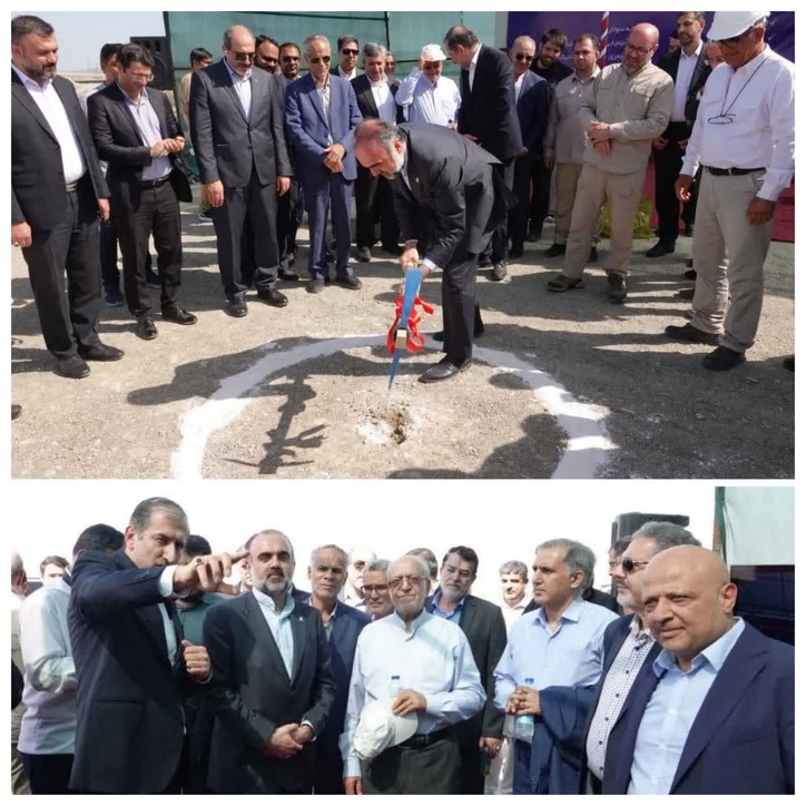 عملیات اجرایی طرح زنجیره کامل تولید مدول‌های فتوولتائیک از ماسه تا پنل خورشیدی با حضور سرپرست وزارت صمت آغاز شد