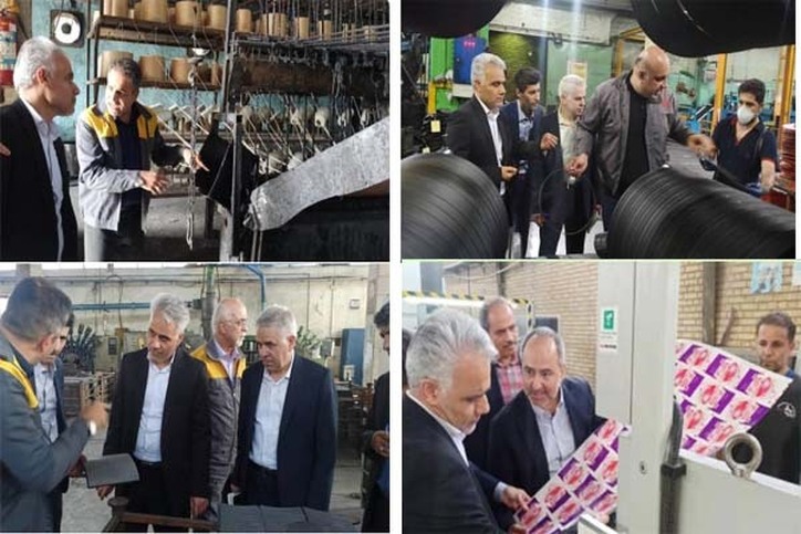 بازدید مدیرکل صمت استان تهران از چند شرکت تولیدی