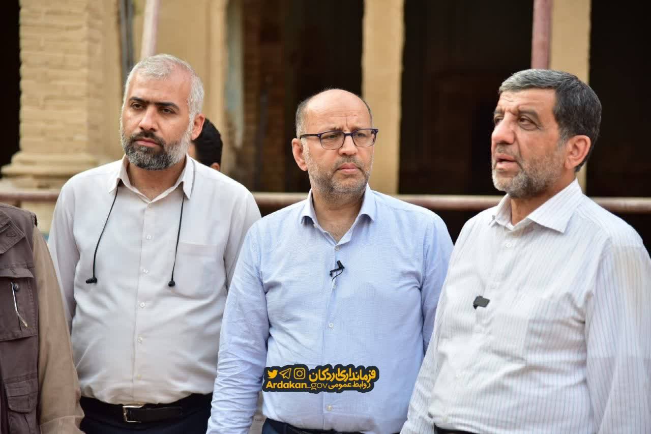 بازدید وزیر میراث فرهنگی، گردشگری و صنایع دستی از مجموعه تاریخی پردیسان اردکان بازدید وزیر میراث فرهنگی، گردشگری و صنایع دستی از مجموعه تاریخی پردیسان اردکان