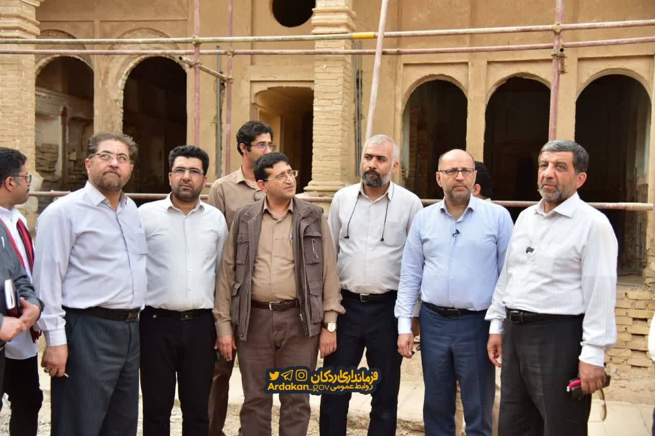 بازدید وزیر میراث فرهنگی، گردشگری و صنایع دستی از مجموعه تاریخی پردیسان اردکان بازدید وزیر میراث فرهنگی، گردشگری و صنایع دستی از مجموعه تاریخی پردیسان اردکان