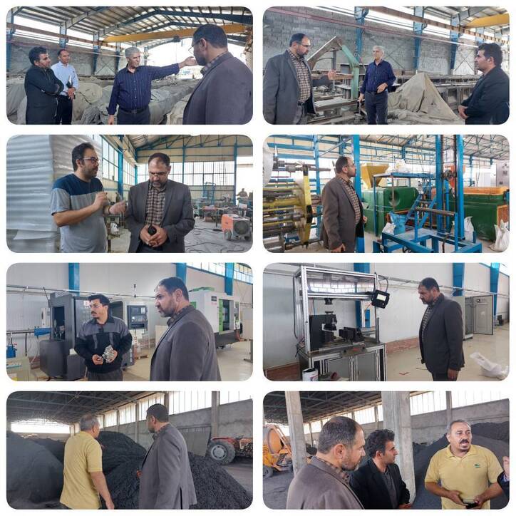بازدید مدیرکل صنعت، معدن و تجارت خراسان شمالی از شهرک‌های صنعتی بیدک شهرستان بجنورد