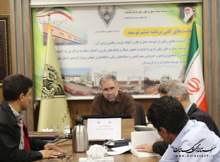 برگزاری اولین مانور مشترک دور میزی ریلی پدافند غیر عامل راه آهن‌های استان گلستان و مازندران