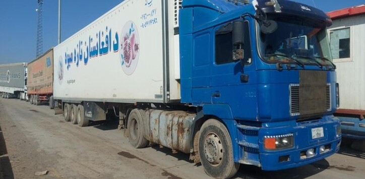 صادرات بیش از ۴۴ میلیون دلار کالا به افغانستان
