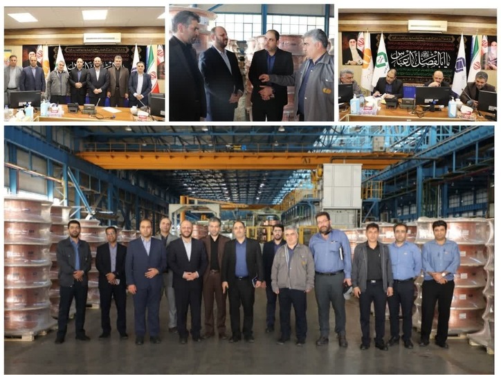 بازدید معاون وزارت تعاون، کار و رفاه اجتماعی از صنایع مس شهید باهنرکرمان