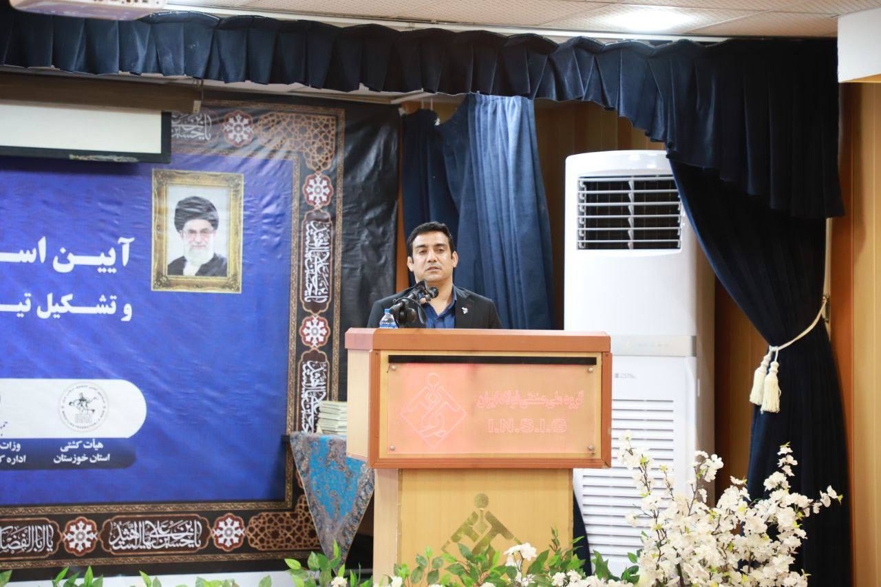 آیین حمایت گروه ملی صنعتی فولاد ایران از قهرمانان کشتی فرنگی خوزستان برگزار شد