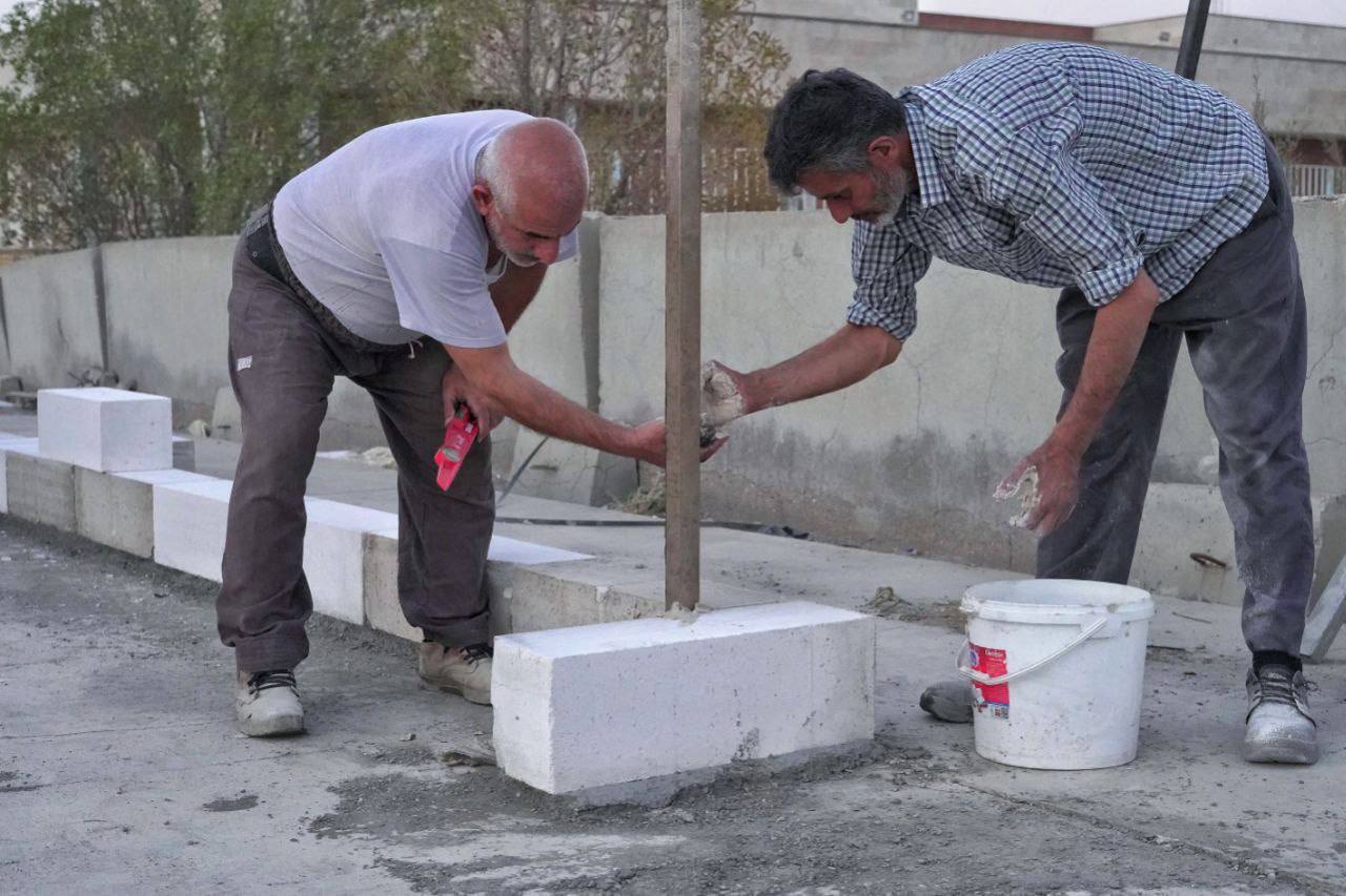 آماده سازی موکب فولاد اکسین خوزستان در پایانه مرزی شلمچه آماده سازی موکب فولاد اکسین خوزستان در پایانه مرزی شلمچه