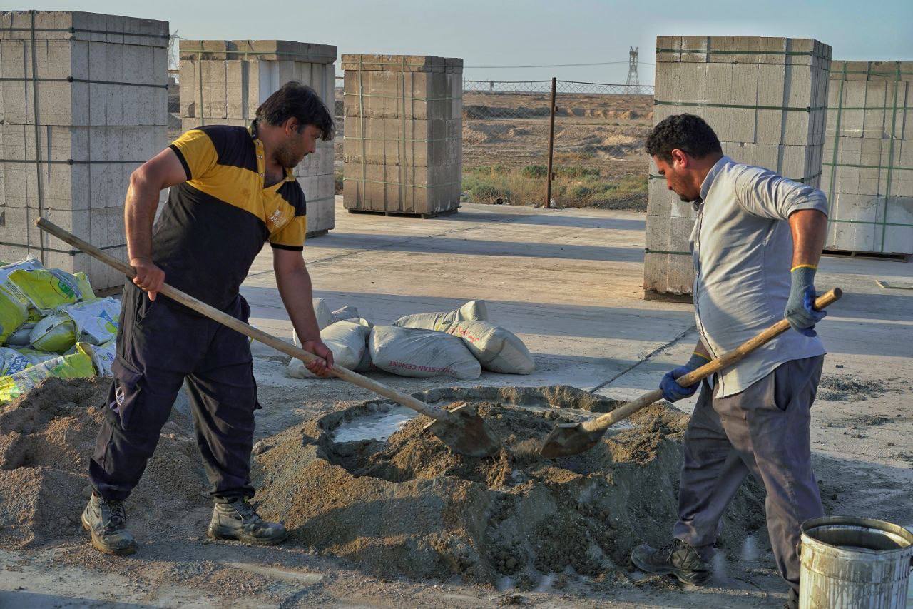 آماده سازی موکب فولاد اکسین خوزستان در پایانه مرزی شلمچه آماده سازی موکب فولاد اکسین خوزستان در پایانه مرزی شلمچه