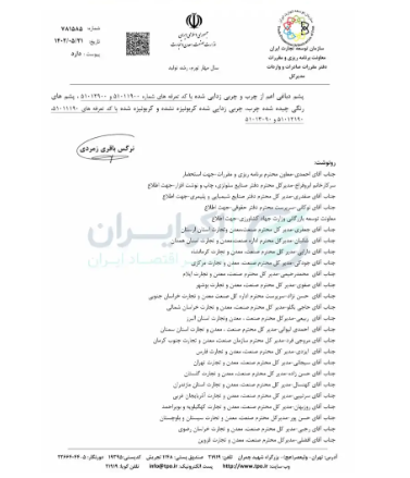 لغو ممنوعیت ۱۴ کالای صادراتی ابلاغ شد لغو ممنوعیت ۱۴ کالای صادراتی ابلاغ شد