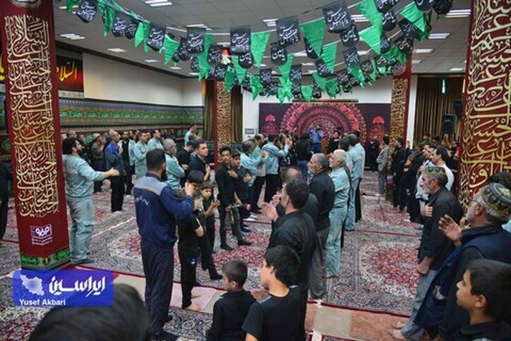 اقامه عزای حضرت سیدالشهداء با حضور هیئات مذهبی و کارکنان مجتمع فولاد سبا
