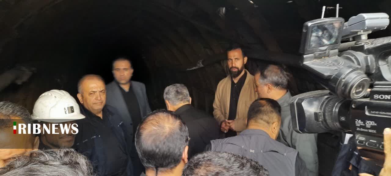 بررسی علل حادثه معدن طزره با حضور وزیر کار بررسی علل حادثه معدن طزره با حضور وزیر کار