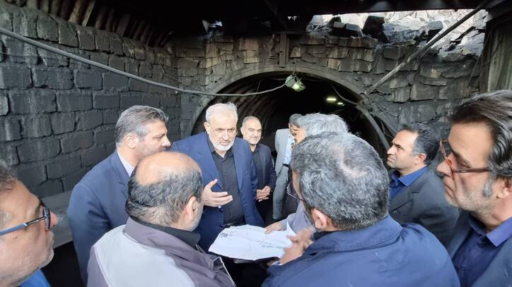 پیام تسلیت وزیر صمت به‌مناسبت حادثه تلخ ریزش معدن رزمجاه غربی روستای طزره