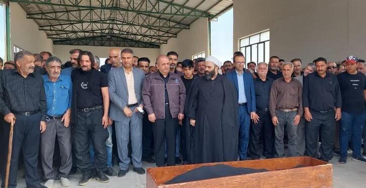 حضور مدیرعامل ذوب‌ آهن در تشییع معدنکاران البرز شرقی