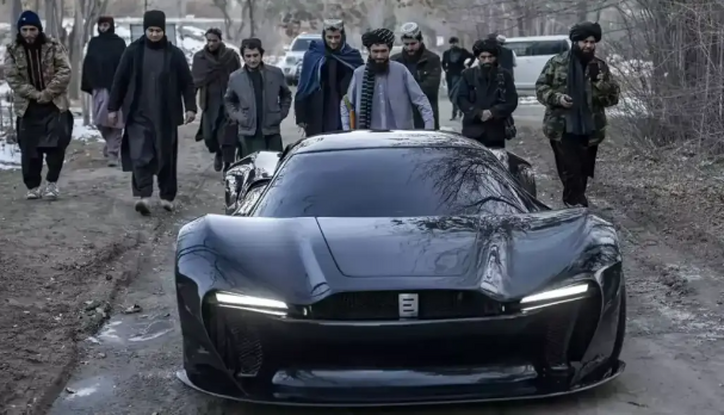 طالبان با قراضه خودروساز می‌شود! / رونمایی از سوپراسپرت جنجالی افغانستان در قطر