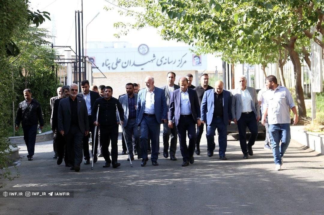 دیدار استاندار خوزستان و مدیرعامل گروه ملی صنعتی فولاد ایران با ملی پوشان کشتی فرنگی اعزامی به مسابقات جهانی بلگراد ۲۰۲۳