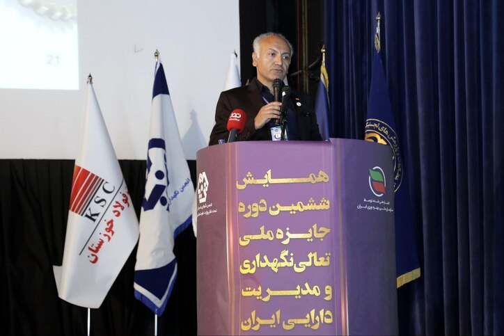 کسب تندیس بلورین سطح ۲ از ششمین دوره جایزه ملی تعالی نگهداری توسط شرکت فولاد خوزستان