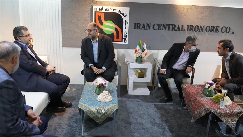 شرکت سنگ آهن مرکزی میزبان چهره‌های صنعتی و معدنی کشور