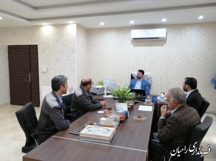دیدار مدیرعامل معدن زغال سنگ رضی با سرپرست فرمانداری شهرستان رامیان