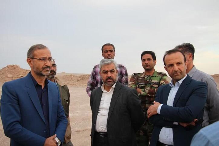 بازدید رئیس کل دادگستری سمنان از محل جان باختن یک نفر در معدن سیلیستن طرود شاهرود