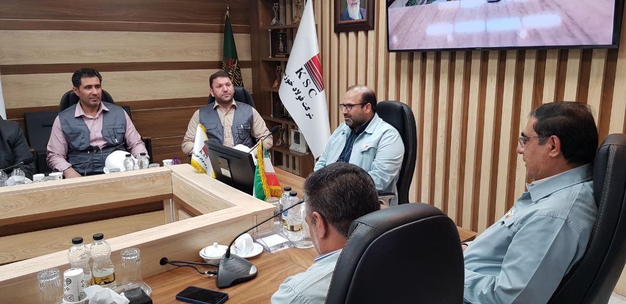 دیدار مدیرکل تعاون، کار و رفاه اجتماعی استان با مدیرعامل فولاد خوزستان