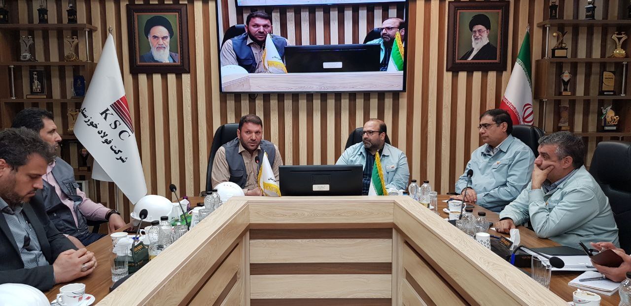 دیدار مدیرکل تعاون، کار و رفاه اجتماعی استان با مدیرعامل فولاد خوزستان