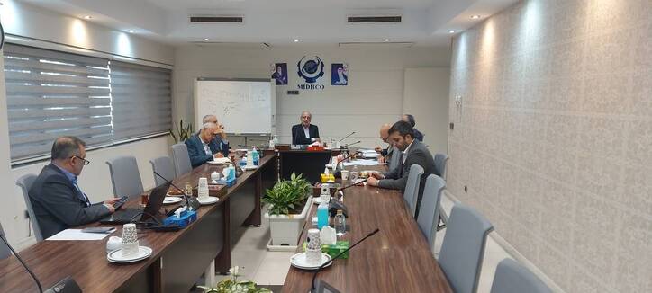 با حضور دکتر پورمند دویست و چهاردهمین جلسه تولید هلدینگ میدکو برگزار شد