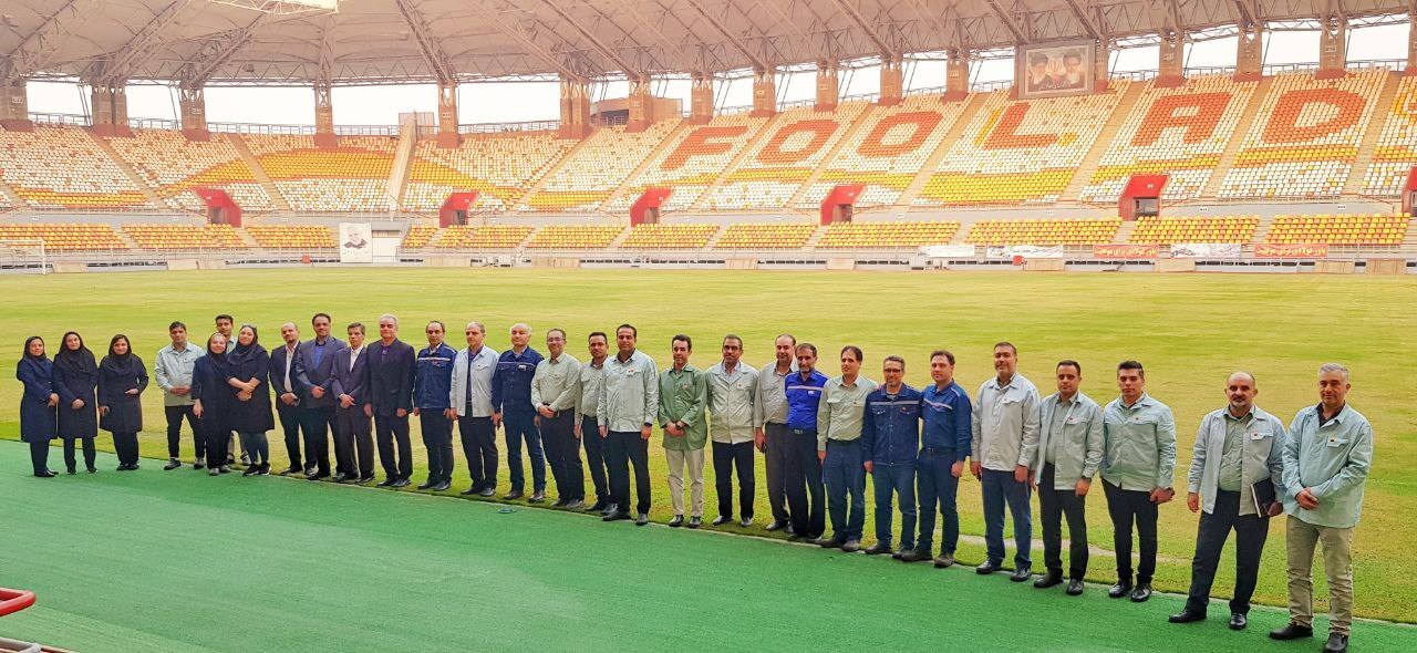 تمدید گواهینامههای نظام مدیریت ایمنی و سلامت شغلی (ISO ۴۵۰۰۱:۲۰۱۸) و نظام مدیریت محیط زیست (ISO ۱۴۰۰۱:۲۰۱۵) شرکت فولاد خوزستان تمدید گواهینامههای نظام مدیریت ایمنی و سلامت شغلی (ISO ۴۵۰۰۱:۲۰۱۸) و نظام مدیریت محیط زیست (ISO ۱۴۰۰۱:۲۰۱۵) شرکت فولاد خوزستان