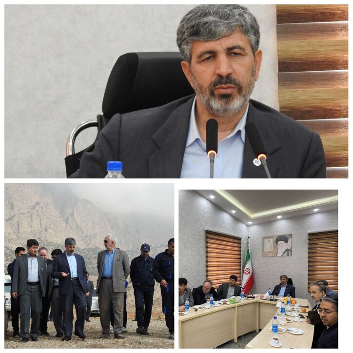 بازدید مدیرعامل شستا از کارخانه سیمان غرب کرمانشاه