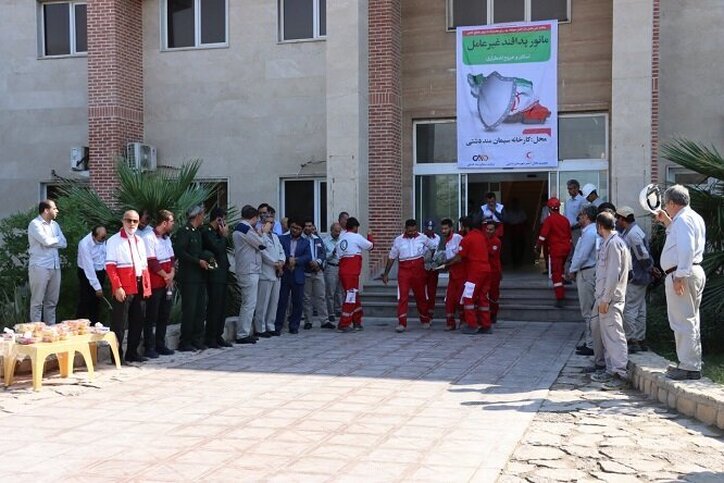 مانور پدافند غیرعامل در دشتی برگزار شد