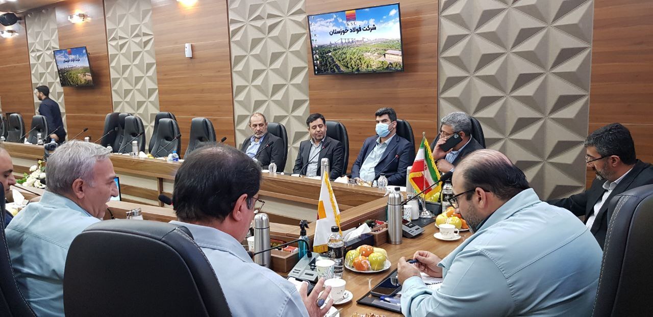 نشست مدیرعامل شرکت گاز استان با مدیرعامل فولاد خوزستان نشست مدیرعامل شرکت گاز استان با مدیرعامل فولاد خوزستان