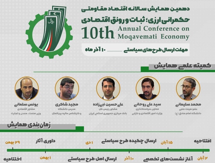 همایش اقتصاد مقاومتی با موضوع «حکمرانی ارزی؛ ثبات و رونق اقتصادی» برگزار می‌شود