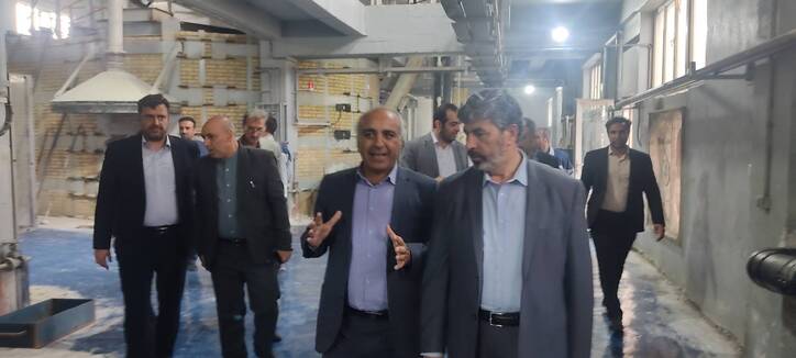 بازدید مدیرعامل شستا از شرکت معدنی املاح ایران در گرمسار