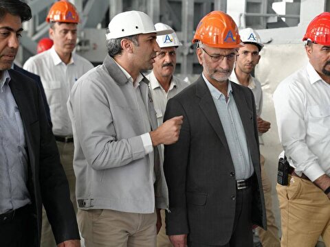 بازدید ریاست هیات عامل ایمیدرو از مجتمع صنایع آلومینیوم جنوب