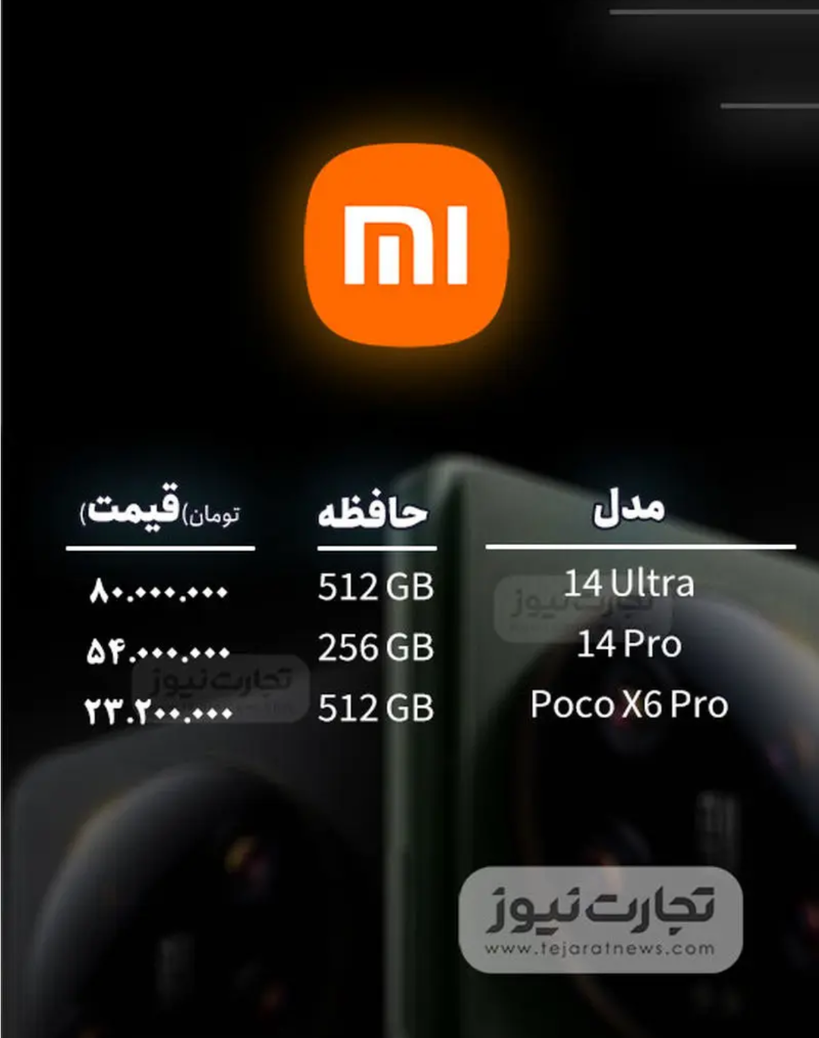 قیمت گوشی موبایل امروز ۹ دی ۱۴۰۳ + جدول قیمت گوشی موبایل امروز ۹ دی ۱۴۰۳ + جدول