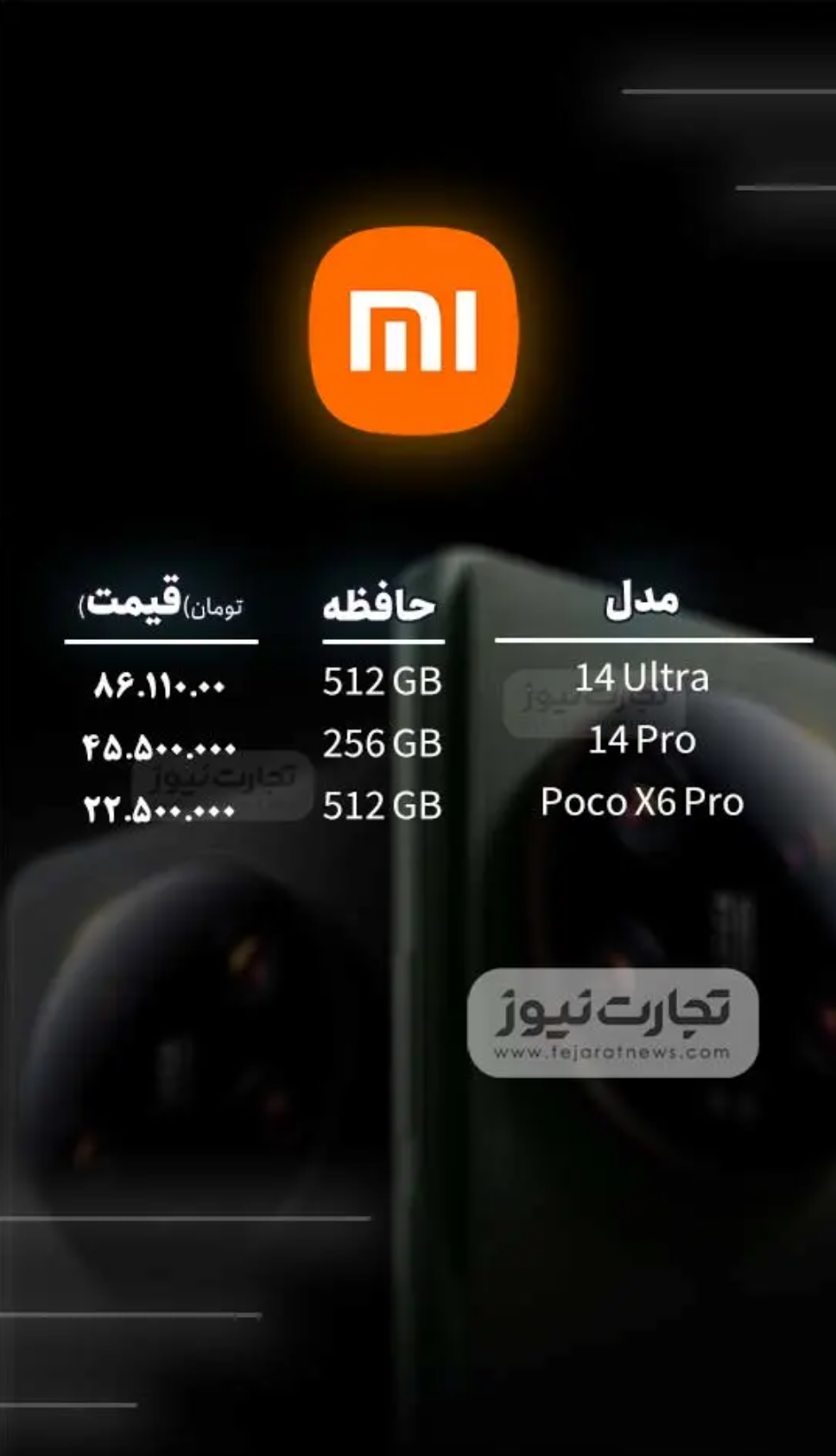 قیمت گوشی موبایل امروز ۲۷ بهمن ۱۴۰۳ + جدول قیمت گوشی موبایل امروز ۲۷ بهمن ۱۴۰۳ + جدول