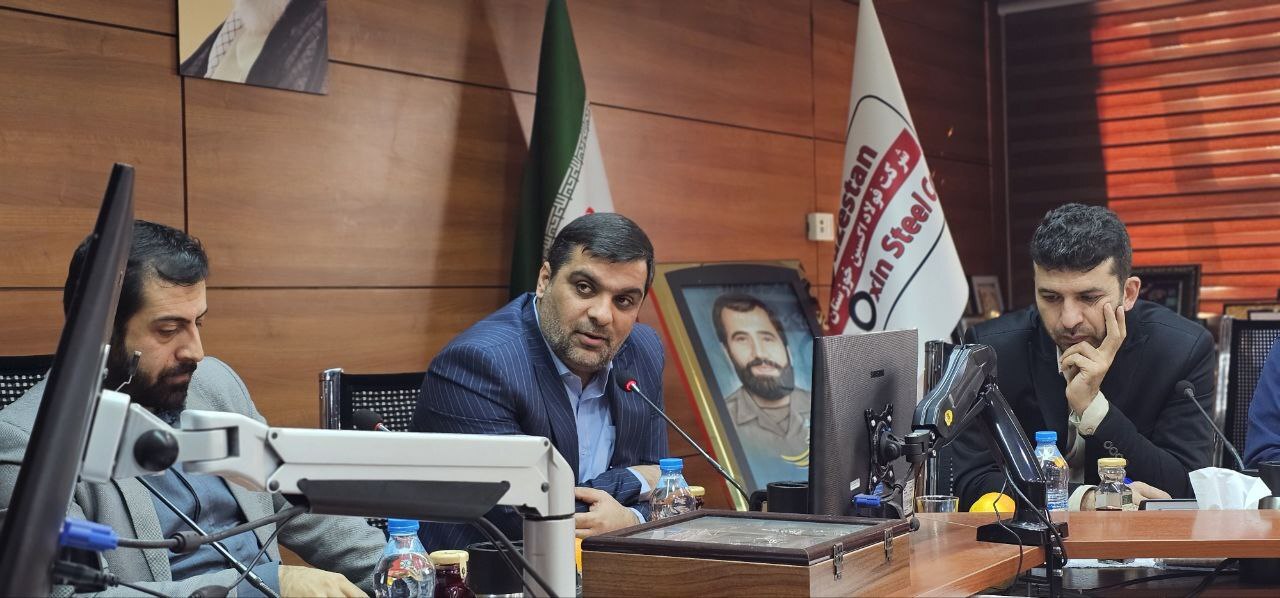 کارگران شرکت فولاد اکسین خوزستان سربازان اقتصادی در میدان تولید هستند/ پیادهسازی الزامات پدافندی باید جدی گرفته شود کارگران شرکت فولاد اکسین خوزستان سربازان اقتصادی در میدان تولید هستند/ پیادهسازی الزامات پدافندی باید جدی گرفته شود