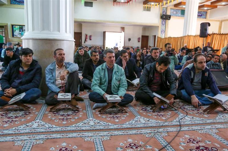 برگزاری دومین محفل نورانی انس با قرآن کریم و جشن میلاد امام حسن مجتبی (ع) در ذوب آهن اصفهان