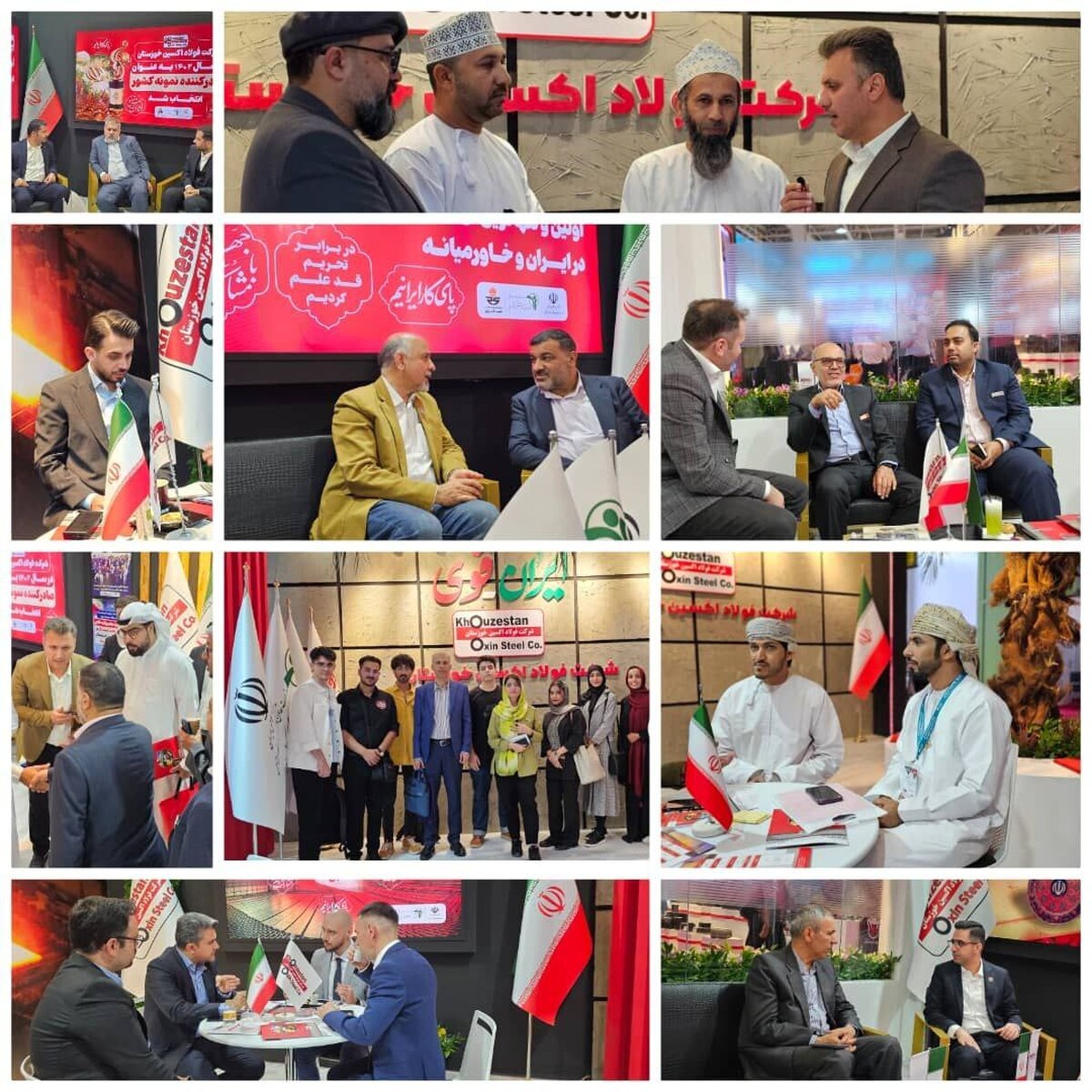 غرفه شرکت فولاد اکسین خوزستان پر بازدید‌ترین در میان صنایع فولادی و معدنی در نمایشگاه ایران اکسپو ۲۰۲۴/ چشم‌هایی که به فولادمردان اکسین دوخته شد