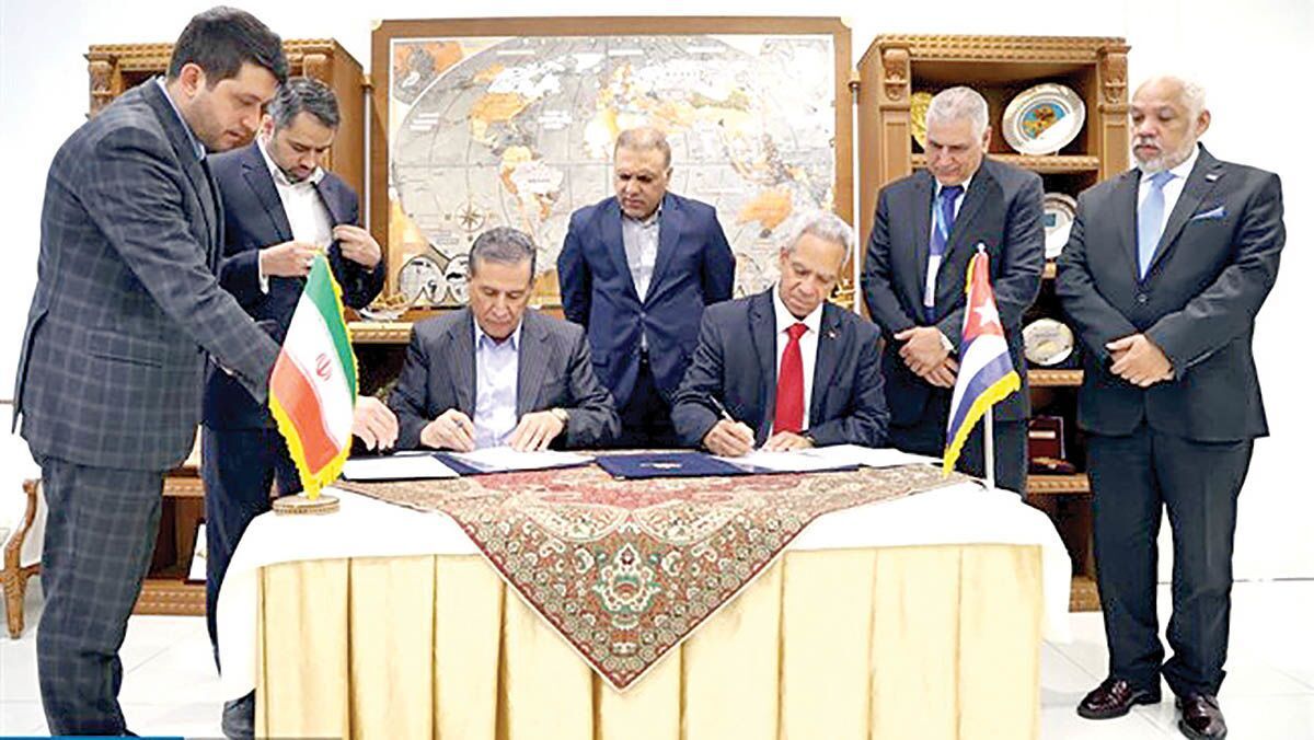 تفاهم‌نامه تاسیس کمیته مشترک تجاری ایران و کوبا امضا شد