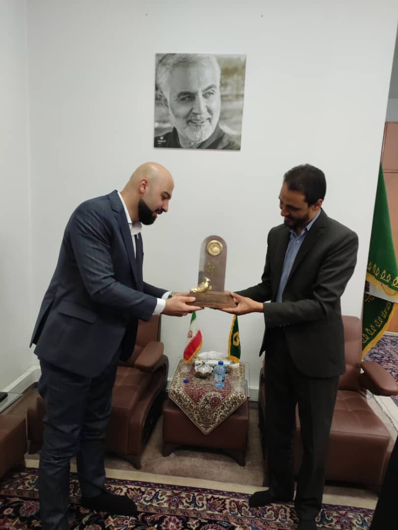 مدیر روابط عمومی شرکت فولاد خوزستان با معاون خدمات امور زائرین آستان قدس رضوی دیدار و گفتگو کرد مدیر روابط عمومی شرکت فولاد خوزستان با معاون خدمات امور زائرین آستان قدس رضوی دیدار و گفتگو کرد