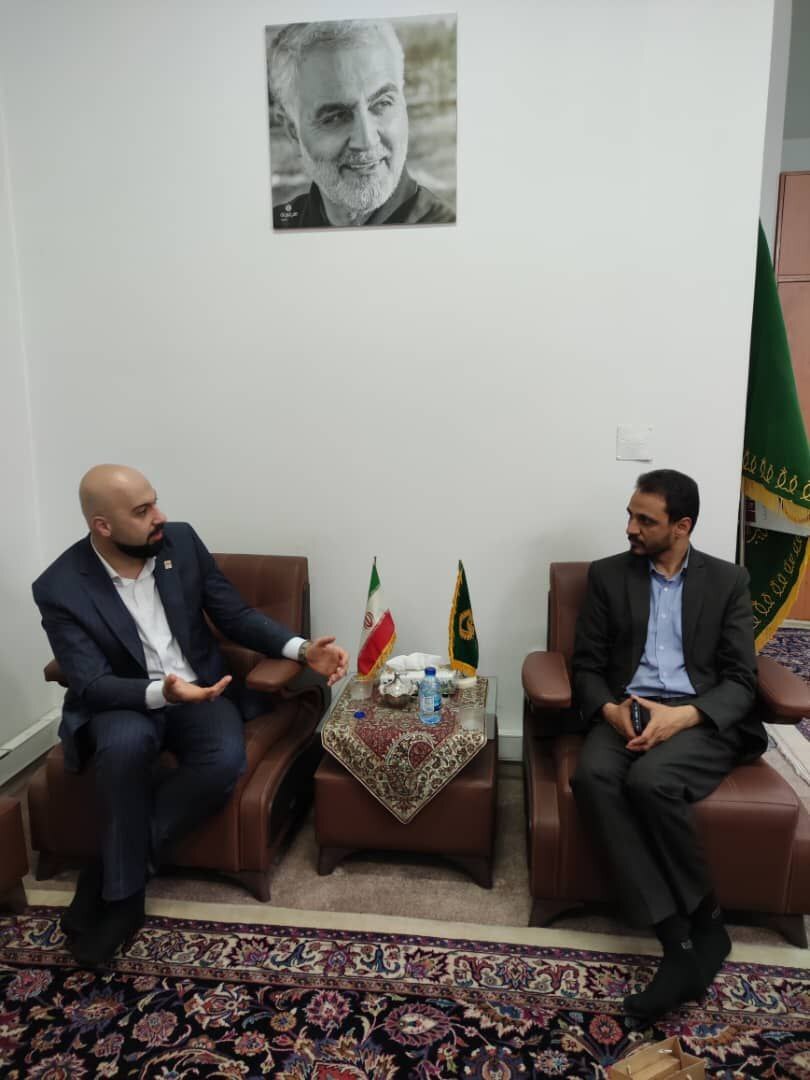 مدیر روابط عمومی شرکت فولاد خوزستان با معاون خدمات امور زائرین آستان قدس رضوی دیدار و گفتگو کرد مدیر روابط عمومی شرکت فولاد خوزستان با معاون خدمات امور زائرین آستان قدس رضوی دیدار و گفتگو کرد