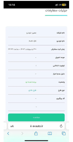 اعلام نتایج ثبت نام متقاضیان خودرو‌های برقی