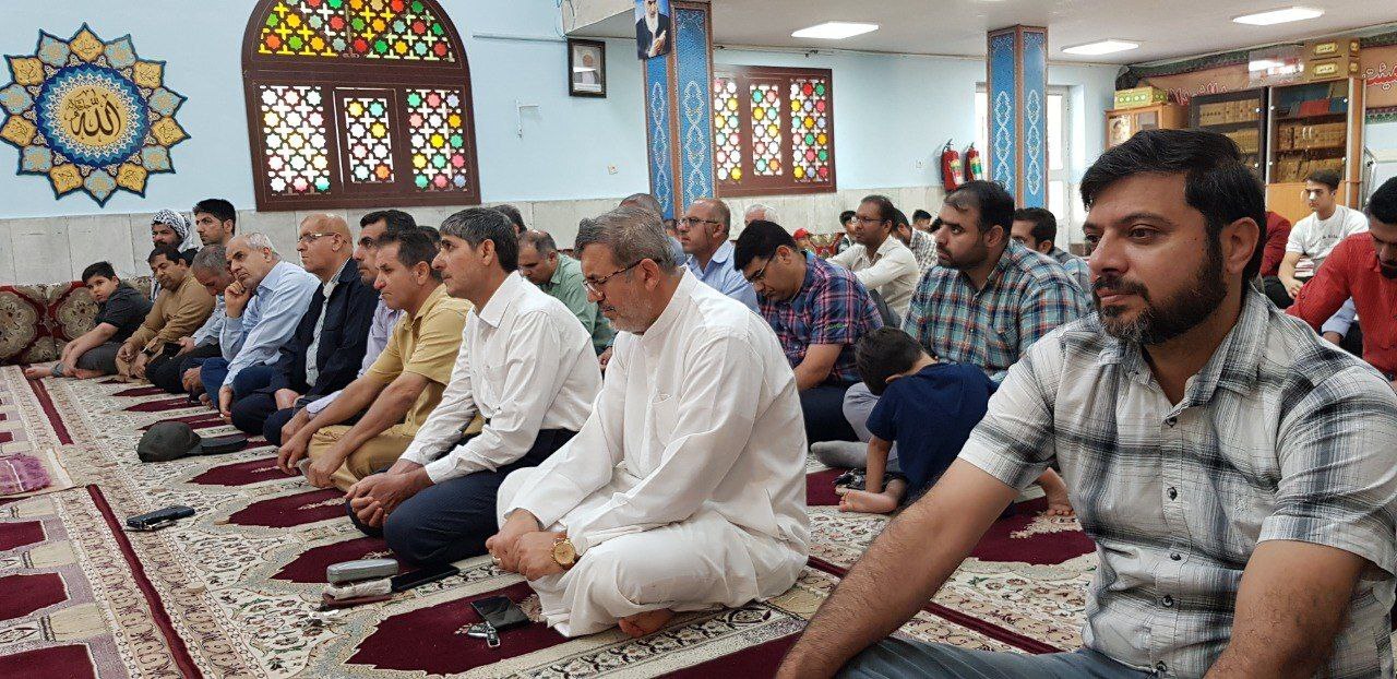 نماز عید قربان در شرکت فولاد خوزستان نماز عید قربان در شرکت فولاد خوزستان