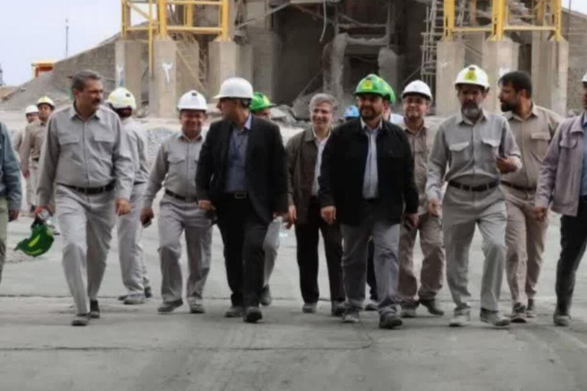 بازدید مدیرعامل شرکت ملی صنایع مس ایران از مجتمع مس درآلو