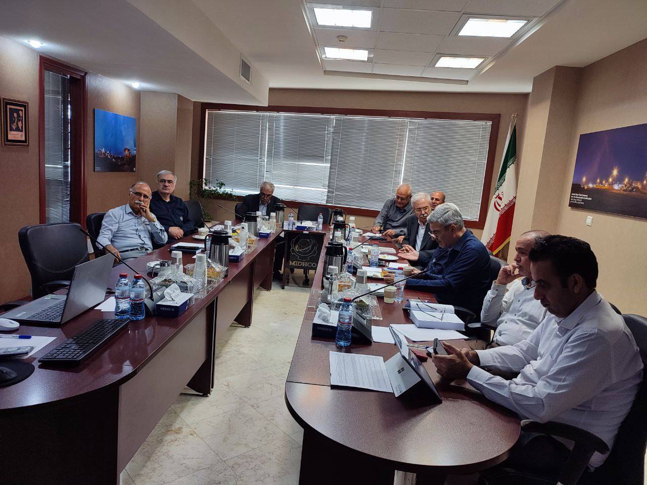 به طور همزمان در تهران، کرمان و اصفهان دویستوسیامین جلسه تولید هلدینگ میدکو برگزار شد به طور همزمان در تهران، کرمان و اصفهان دویستوسیامین جلسه تولید هلدینگ میدکو برگزار شد