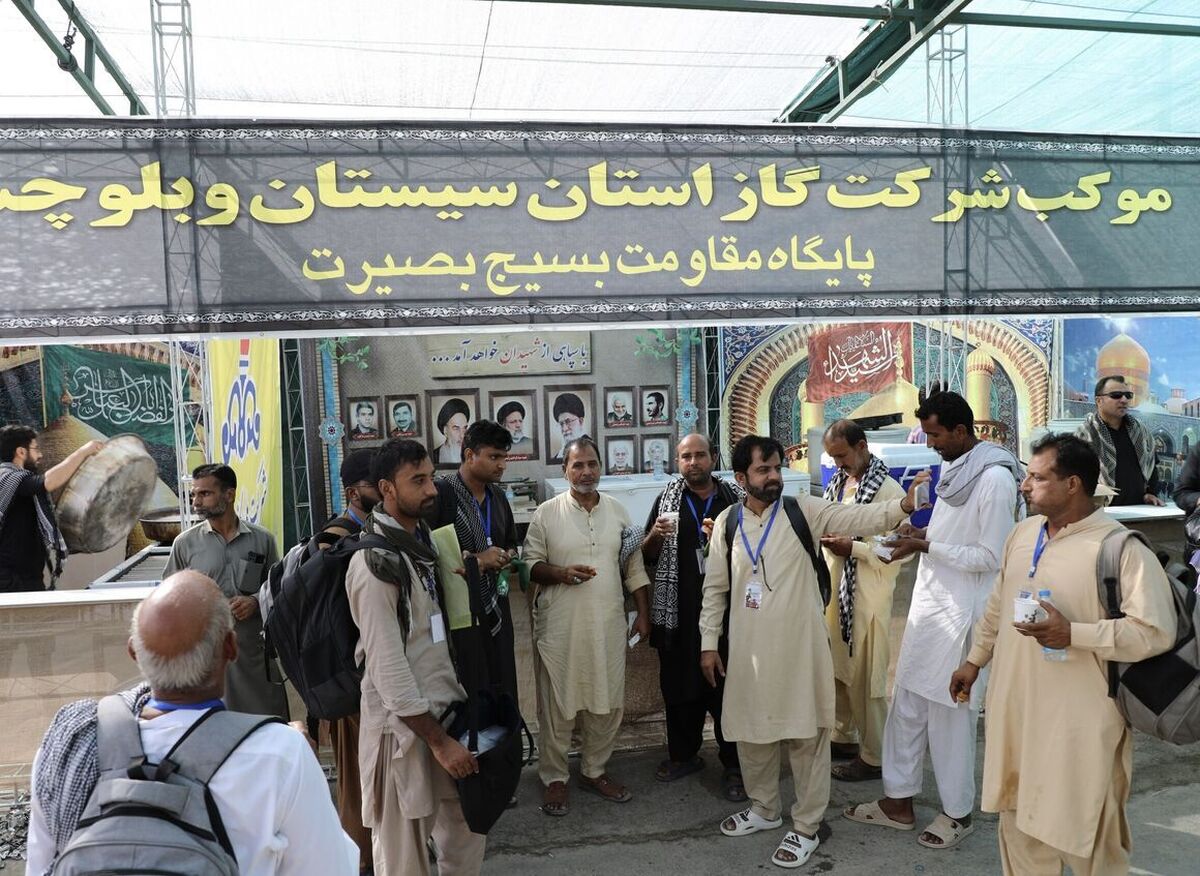 خدمت‌رسانی به زائران پاکستانی اربعین از سوی شرکت گاز سیستان‌وبلوچستان