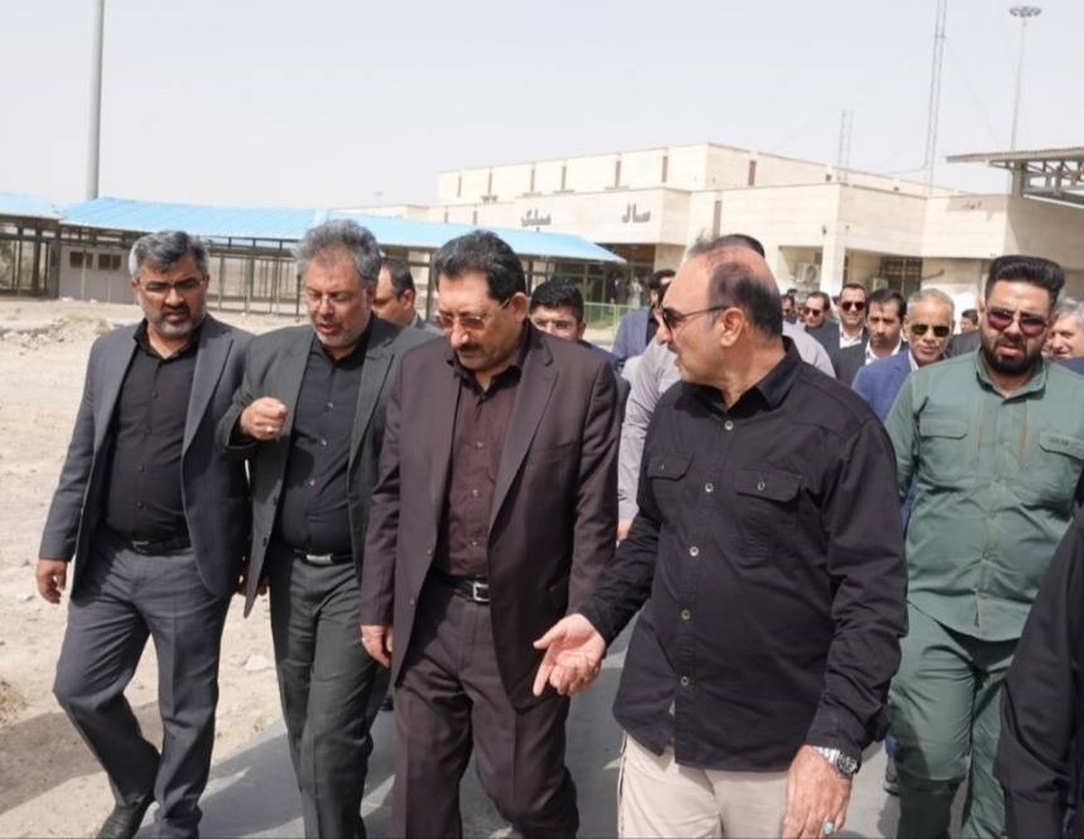 وزیر صنعت، معدن و تجارت از پایانه و بازارچه مرزی میلک بازدید کرد