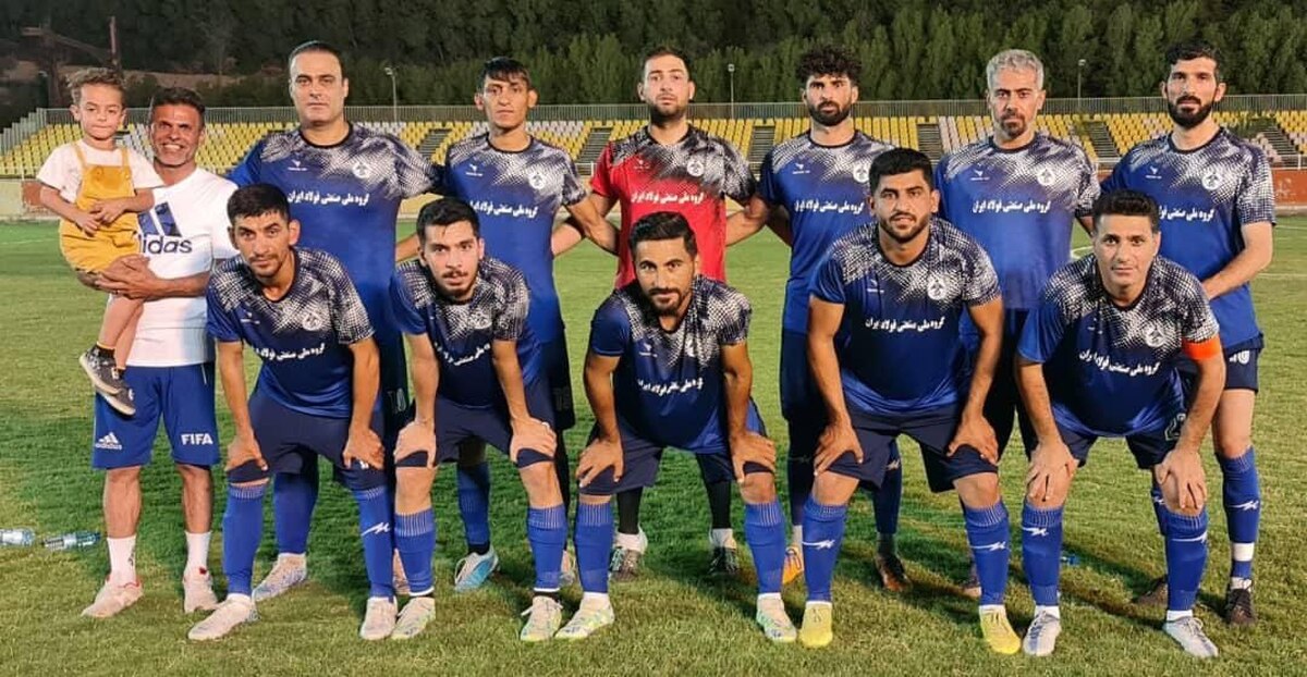 گروه ملی صنعتی فولاد ایران قهرمان فوتبال کارگری استان خوزستان شد